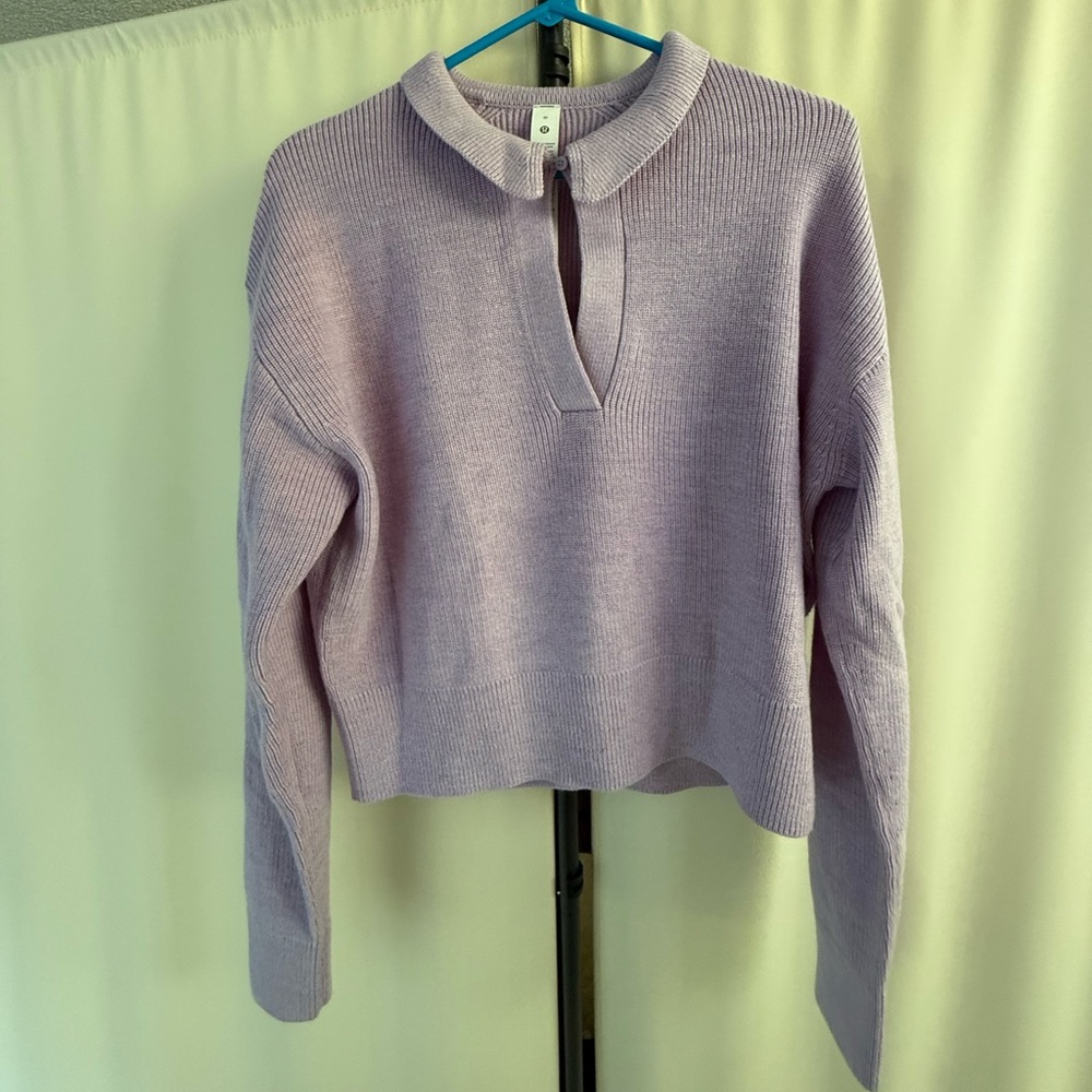 Lululemon Athletica Lavender Knit Sweater